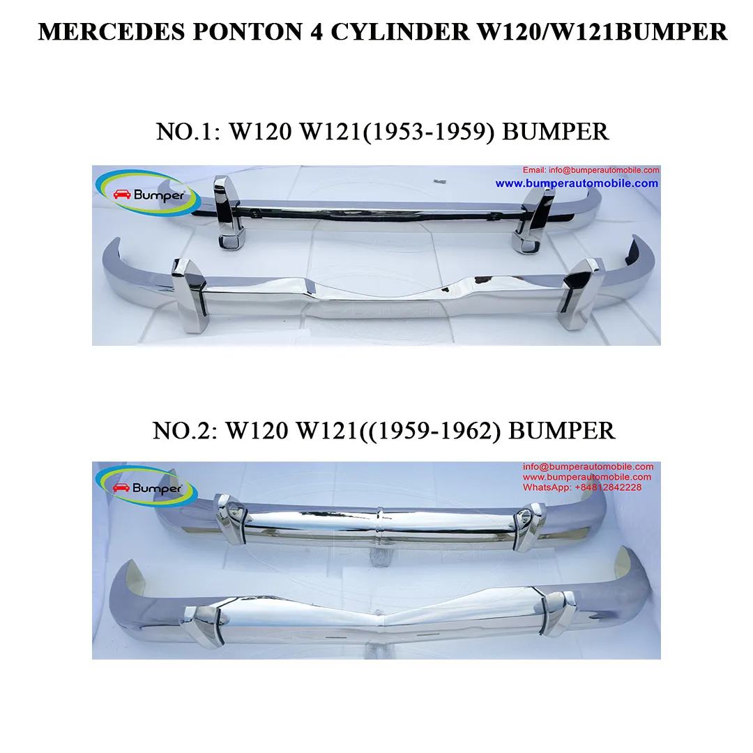 Mercedes Ponton 4-cylinder W120 W121 Year (1953-1959) And (1959-1962)
